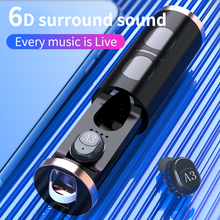 Настоящие Bluetooth 5,0 наушники TWS беспроводные наушники HIFI Спорт Handsfree Наушники 3D стерео игровая гарнитура с микрофоном зарядная коробка 2024 - купить недорого
