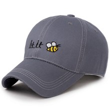 Cartoon Bee Baseball Cap Let It Cool Man  Hat Summer Female Cartoon Sunhat  Sunscreen Loves Baseball Hats 2024 - buy cheap