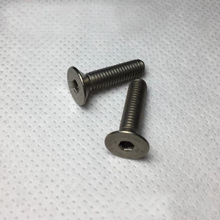 2Pcs M6 Titanium Screws Flat Countersunk head Allen inner hexagon bolt screw Length 8mm-50mm 2024 - buy cheap