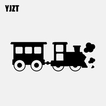 YJZT 14.5CM*5.1CM Funny Train Vinyl Decal Car Sticker Black/Silver C3-1785 2024 - buy cheap