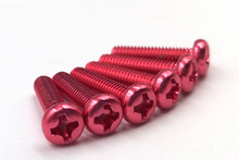 10pcs M2.5 Aluminum Alloy color Phillips Screws Round Head Bolts Cross Slot Screw Bolt wine Red 2024 - buy cheap