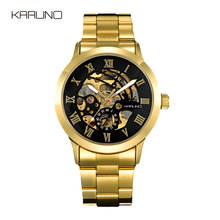 KARUNO Luxury Gold Men's Watch Automatic Mechanical Watch For MenClock Relogio Masculino Man Stainless Steel Business Wristwatch 2024 - buy cheap