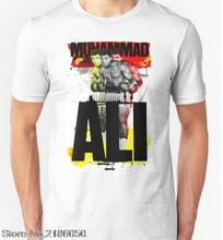 2017 New summer Male Muhammad Ali T Shirts Men Round Neck Short Sleeve Summer Style s Tee Shirt Vintage Boy t-shirts 2024 - купить недорого