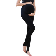 Плотные бархатные теплые Леггинсы для беременных, Одежда для беременных, трикотажные облегающие леггинсы для беременных с высокой талией, штаны для беременных 2024 - купить недорого
