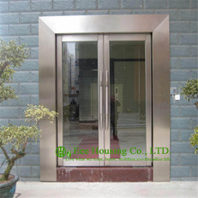 Shopping Mall  Stainless Steel Glass Door, Stainless steel fire rated emergency exit door 2024 - buy cheap
