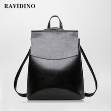 2019 HOT Fashion Women Backpack High Quality PU Leather Backpacks for Teenage Girls Female School Shoulder Bag Bagpack 2024 - buy cheap