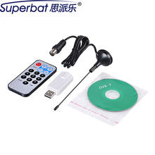 Superbat Digital USB 2.0 DVB-T+FM+DAB+SDR Stick Record Live TV 75 Ohm Input Antenna Aerial 120cm Cable TV Connector 2024 - buy cheap