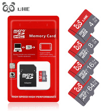 2019 nova moda vermelho micro sd 32 gb cartão de memória 64 gb tf carte 16 gb 8 gb 4 gb microsd com adaptador frete grátis 2024 - compre barato