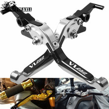 For Suzuki VL 250 INTRUDER LC 2000-2007 Adjustable Extendable Folding CNC Aluminum Motorcycle Brake Clutch Levers Handle Grips 2024 - buy cheap