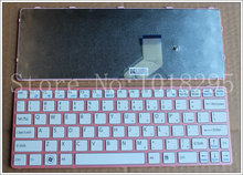 Клавиатура для ноутбука SONY Vaio SVE1112M1EB SVE1112M1EP SVE1112M1EW SVE1112M1RB SVE1112M1RP SVE1112M1RW белая (с розовой рамкой) 2024 - купить недорого
