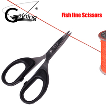 Mini tesoura de pesca em aço inoxidável, ferramenta portátil para cortar linha de pesca, 1 peça 2024 - compre barato