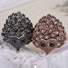 New Women's Vintage Bohemian Style Hedgehog Ring Creative Wedding Engagement Rings for Women Valentine's Day Gift for Women 2024 - buy cheap