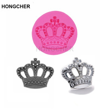 Small Crown Fondant Cake Silicone Mould Chocolate Mould, Cake Dessert Decorating Mold, Kitchen Baking Gadget, Cookie Mousse Moul 2024 - buy cheap