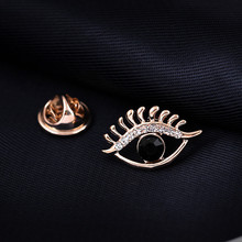 2018 Eye Pin Broches Badge On the Backpack Vintage Brooch Women Jewelry for Party Rhinestone Pins and Brooches for Women 2024 - buy cheap