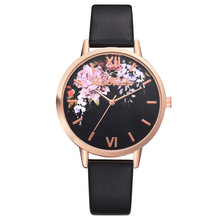 Fashion Leather Strap Women Watch Casual Love Flowers Quartz Wrist Watch Women Ladies Luxury Watches relogio feminino Gift  #C 2024 - buy cheap