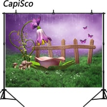 Capisco Fairy Tale Forest Photography Backdrops Children birthday Backgrounds Photo Studio newborn Flowers bath Photo Background 2024 - buy cheap