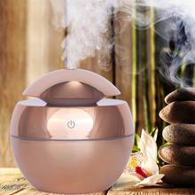 USB Aroma Essential Oil Diffuser Ultrasonic Air Home Humidifier Mini Mist Maker Aroma Diffuser 130ML 7 Color LED Light Office 2024 - buy cheap