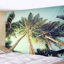 Beautiful Coconut Landscape Print Wall Tapestry Cheap Hippie Wall Hanging Hohemian Tapestry Tapestry Mandala Wall Art D 2024 - buy cheap