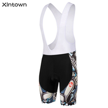 Xintown-pantalones cortos de ciclismo para hombre, con pechera acolchada 3D, para deportes al aire libre, S-4XL 2024 - compra barato