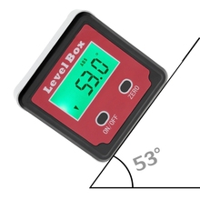 Durable Digital Inclinometer Spirit Level Protractor Angle Gauge Meter Bevel Finder 2024 - купить недорого