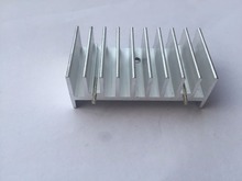 Dissipador de calor de alumínio 20*47*17mm, radiador eletrônico tríodo dissipador de calor, perfil de alumínio 2 agulhas 1 orifício ic transistor pcb e refrigeração 2024 - compre barato