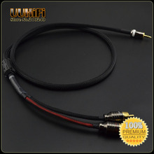 U28-preto/de alta fidelidade 3.5mm a 2 rca cabo estéreo budweiser rca + canare áudio-cabo com anel magnético/0.5m-5m 2024 - compre barato