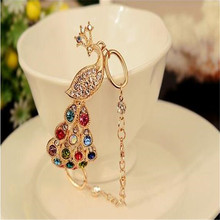 Новые элегантные романтические очаровательные браслеты из золотого сплава, красочные разноцветные радужные браслеты с кристаллами, женский подарок 2024 - купить недорого