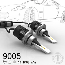 1 Set 9005 HB3 Bullet B6 LED Headlight Slim Conversion Kit 42W 5200LM CSP Y11 Chips All-in-one Pure White 6000K Car Driving Bulb 2024 - buy cheap