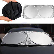 2021 New Jumbo Folding Front Rear Car Window Sun Shade Auto Visor Windshield Cover Block 2024 - buy cheap