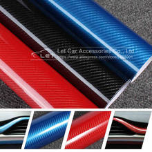 Car Styling DIY High Glossy 5D Carbon Fiber Vinyl Wrap Film Motorcyle Automobiles Car Sticker And Decals Accessories 2024 - buy cheap