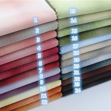 Tela acolchada de algodón de 50x140cm de grosor, suave, degradado, hilo japonés teñido, tejido de retales hecho a mano, costura de tapicería 2024 - compra barato