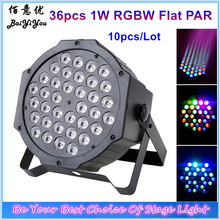 Mini PAR LED plano, caja de plástico, 36x3W, DMX, luz plana, 36 Uds., 1w, envío rápido 2024 - compra barato