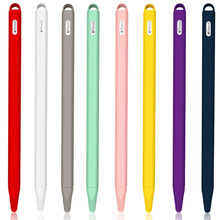 For Apple Pencil 2 Case Soft Silicone Holder Stylus Pen Cover Compatible For Apple Ipad air 4 10.9 2020 10.2 Touch Protective 2024 - купить недорого