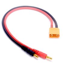 XT90 To 4mm Banana Plugs Battery Charge Cable Lipo Charger Lead 40cm 12AWG/14AWG For Imax B6 Toy Car Accessories 2024 - buy cheap