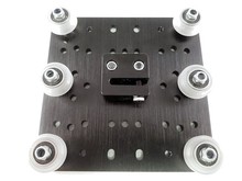 Reprap-Placa de pórtico para impresora 3D CNC, juego grande de rueda en v + TR8 * 8, juego de tuercas antirretroceso 2024 - compra barato