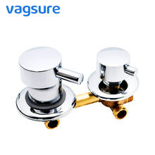 2/3/4/5 Ways Water Outlet Screw Thread Center Distance 10cm 12.5cm Mixing Valve Brass Bathroom Shower Mixer Faucet Tap Cabin 2024 - buy cheap