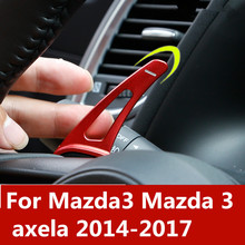Paleta de aluminio para cambio de marchas de coche, extensión de cambio, decoración Interior para Mazda3, Mazda 3, axela, 2014-2017 2024 - compra barato
