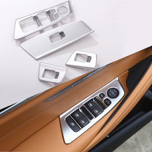 Interior Window Lift Button Frame Cover Trim ABS Chrome For BMW 5 Series G30 2018 Car Accessories For LHD 2024 - buy cheap