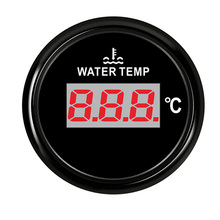 Цифровой Автомобильный датчик температуры воды для лодок, 52 мм, турбо-индикатор температуры воды 40 ~ 120 по Цельсию, 12 В ~ 24 В 2024 - купить недорого