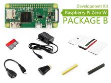 Базовый макетный комплект Raspberry Pi Zero W посылка B, карта Micro SD, адаптер питания, Официальный чехол и основные компоненты 2024 - купить недорого