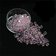 MHS.SUN-cuentas de cristal sueltas para fabricación de joyas, abalorios espaciadores facetados de cristal austriaco bicono Rosa Lt de 3MM-8MM, venta al por mayor 2024 - compra barato