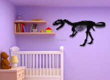 New Fashion Animal Vinyl Wall Decal Dinosaur Skeleton Wall Sticker For Children Baby Room Nursery Home Bedroom Decoration 2024 - buy cheap