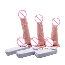 RomeoNight Dicks Multi-speed Dual Vibrations Ribbed Realistic Dildos Simulation Male Artificial Penis for Women, Adult Sex Toys 2024 - buy cheap