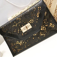 LADY STYLE hot New 2018  arrival cutout envelope women clutch vintage messenger bags chain colorful shoulder bags Women handbags 2024 - buy cheap