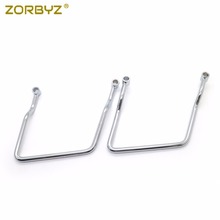 ZORBYZ 14cm Chrome Motorcycle Saddle bag Support Bar Bars Mount Bracket For Honda Shadow Spirit VT750 DC VT Cruiser 2000-2009 2024 - buy cheap