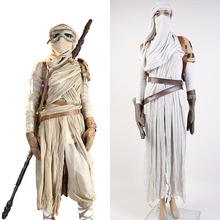 Star Rey Wars Cosplay Daisy Ridley Halloween Carnival Costume Suit For Women Costume 2024 - buy cheap