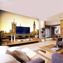 beibehang Custom wallpaper 3d High Quickly mural British London Bridge Oil Painting Background Wall papel de parede wallpapers 2024 - buy cheap