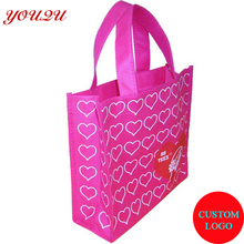 Own logo printing on reusable shopping bag non woven material size30*40*10cm 2024 - buy cheap