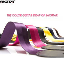 Nylon Bass Acoustic Electric Guitar Strap Belt Colorful Guitar Straps Musical Instruments Leather Strap for Guitar Accessories 2024 - buy cheap