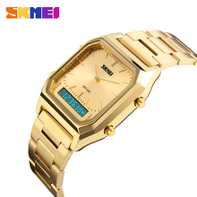 SKMEI Sports Watches For Men Digital Watch Brand Luxury Chronograph Dual Time LED Clock Gold Man Wristwatch  montre homme 1220 2024 - buy cheap